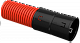 Труба 110мм гофрированная ПНД цвет красный с протяжкой двустенная 50м