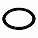 Уплотнительное кольцо для двустенных труб d63 мм черное EKF-Plast
