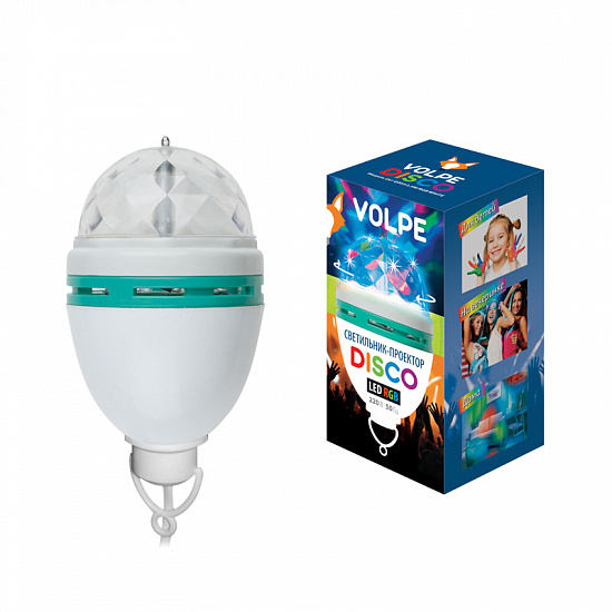 Volpe Светодиодный светильник-проектор ULI-Q303 2,5W/RGB WHITE