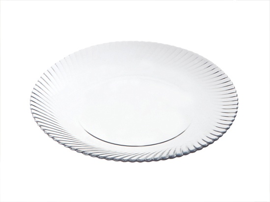Тарелка обеденная стеклянная, 250 мм, круглая, Даймонд (Diamond), NORITAZEH (401022T)