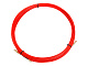 Протяжка кабельная (мини УЗК в бухте), стеклопруток, d=3,5 мм 15 м красная (47-1015) (REXANT)